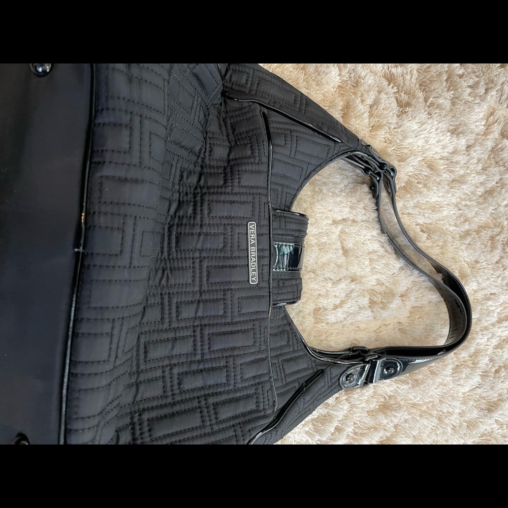 Large black Vera Bradley shoulder bag